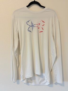 Under Armour Iso-Chill Freedom Shirt Men's Large White L